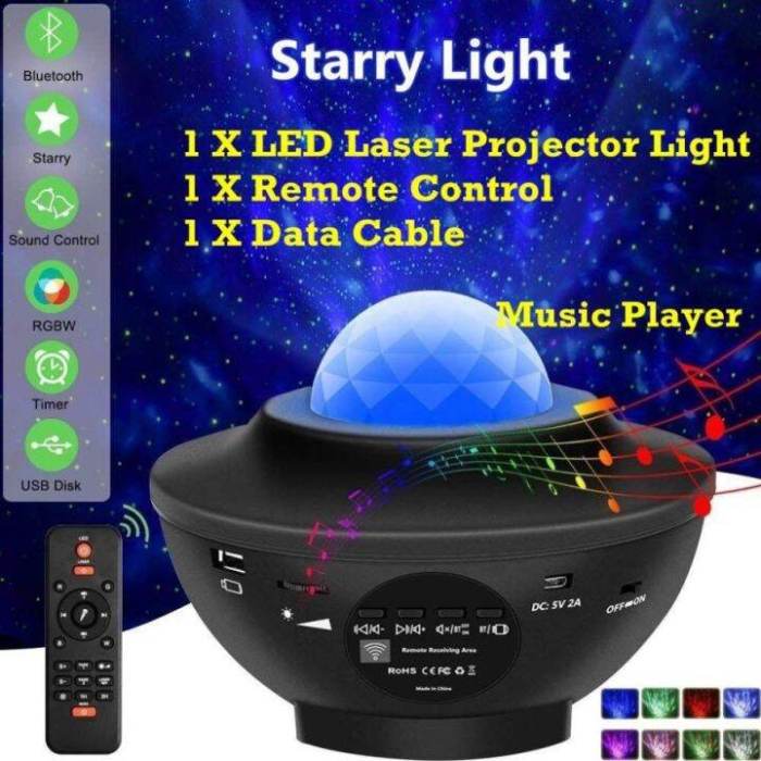 Projector galaxy nebula proiettore projectors tiktok galassia projektori bambini gradi lampada rooms stargazing interni notturna ambiance regalo romantica cdon planetarium