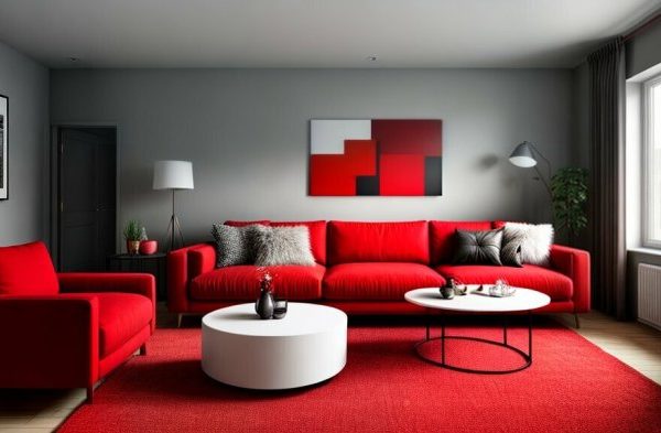 Red room living ideas design traditional interior wall walls rooms decor color furniture paint gold decorating sofa colors colour white